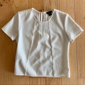 Eyelet white tops from Madison Los Angeles